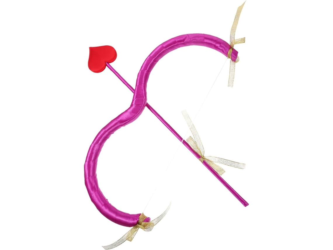 Conjunto de disfraz de Cupido con lazo, ideal para cosplay del Día de San Valentín.