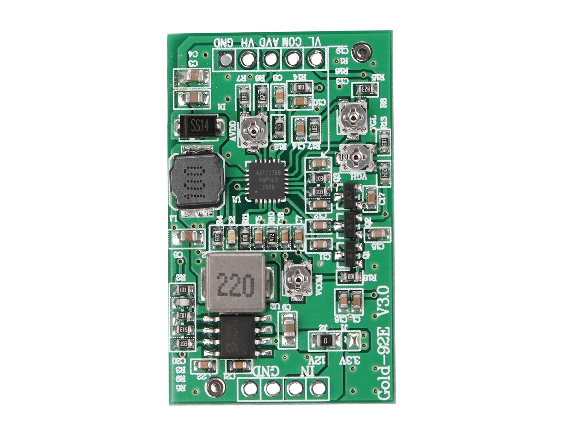 Placa Tcon Lcd, Módulo De Impulso, 4 Ajustable, Vgl Vgh Vcom Avdd Gold-92e