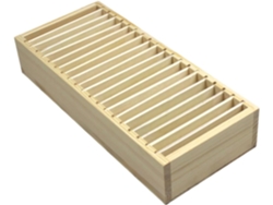 Caja De Almacenamiento Multifuncional De Madera Con 1 Compartimento Desmontable, Organizador De Escritorio Portátil.