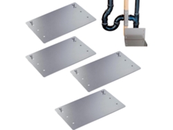 12.7 20.32 4 Protectores De Clavos De Acero Para Espigas – X Cm, Piezas, Escudo