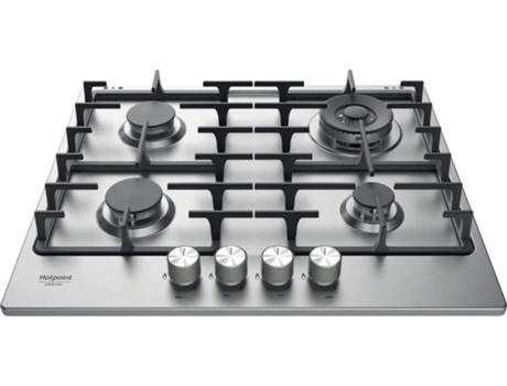 Placa de Gas HOTPOINT PPH 60G D/IX (59 cm - Inox)