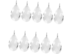 Juego De 10 Colgantes De Malla De Cristal Para Lámparas, Candelabros, Cortinas Y Decoración.
