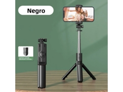 (Negro) Trípode multifuncional, palo selfie Bluetooth con control remoto