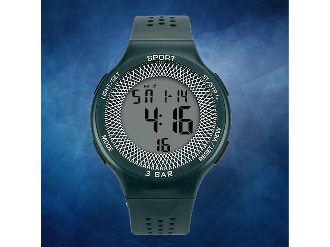 Reloj De Pulsera Unisex Rebieth De Cuarzo Con Correa De Piel Sintética Impermeable (caqui)
