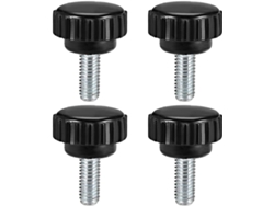 4 pulsadores dentados con rosca externa M6x10mm CHABERLU