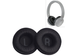 Almofada Para Auscultadores Jbl T520bt De Orelhas De Espuma Macia Pele Enrugada Preto Sem Compartimentos Para Cartões