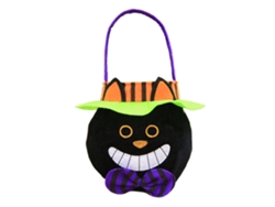 Bolsa de regalo de gato con elementos de Halloween