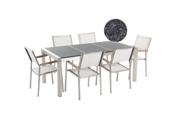 Conjunto de jardín 52120 (Gris - Acero Inoxidable -90x180x87 cm)