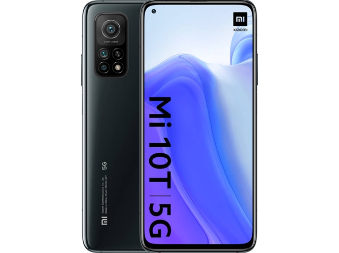 Smartphone XIAOMI Mi 10T 5G (6.67'' - 6 GB - 128 GB - Negro)