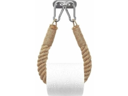 Soporte Para Papel Higiénico Con Cordón De Caña, Multifuncional Para Baño Y Cocina (amarillo)