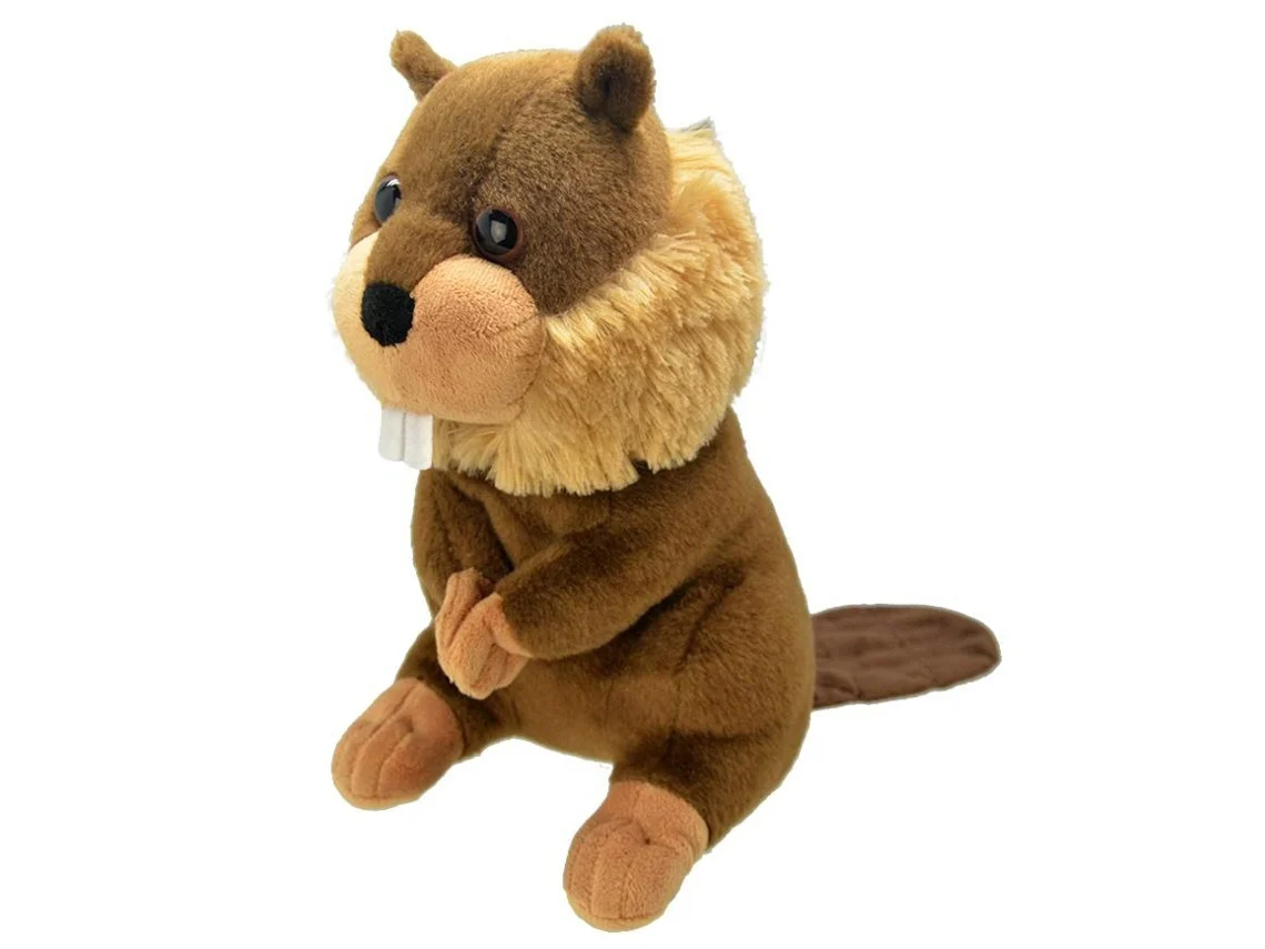 Peluche WILD PLANET Castor (15 x 15 x 25 cm - Poliéster)