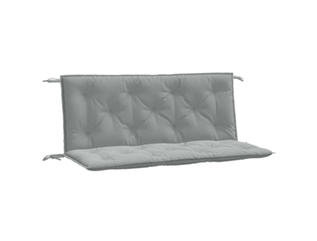 Cojín De Banco De Jardín VIDAXL Gris Tela (120x50x7 cm)