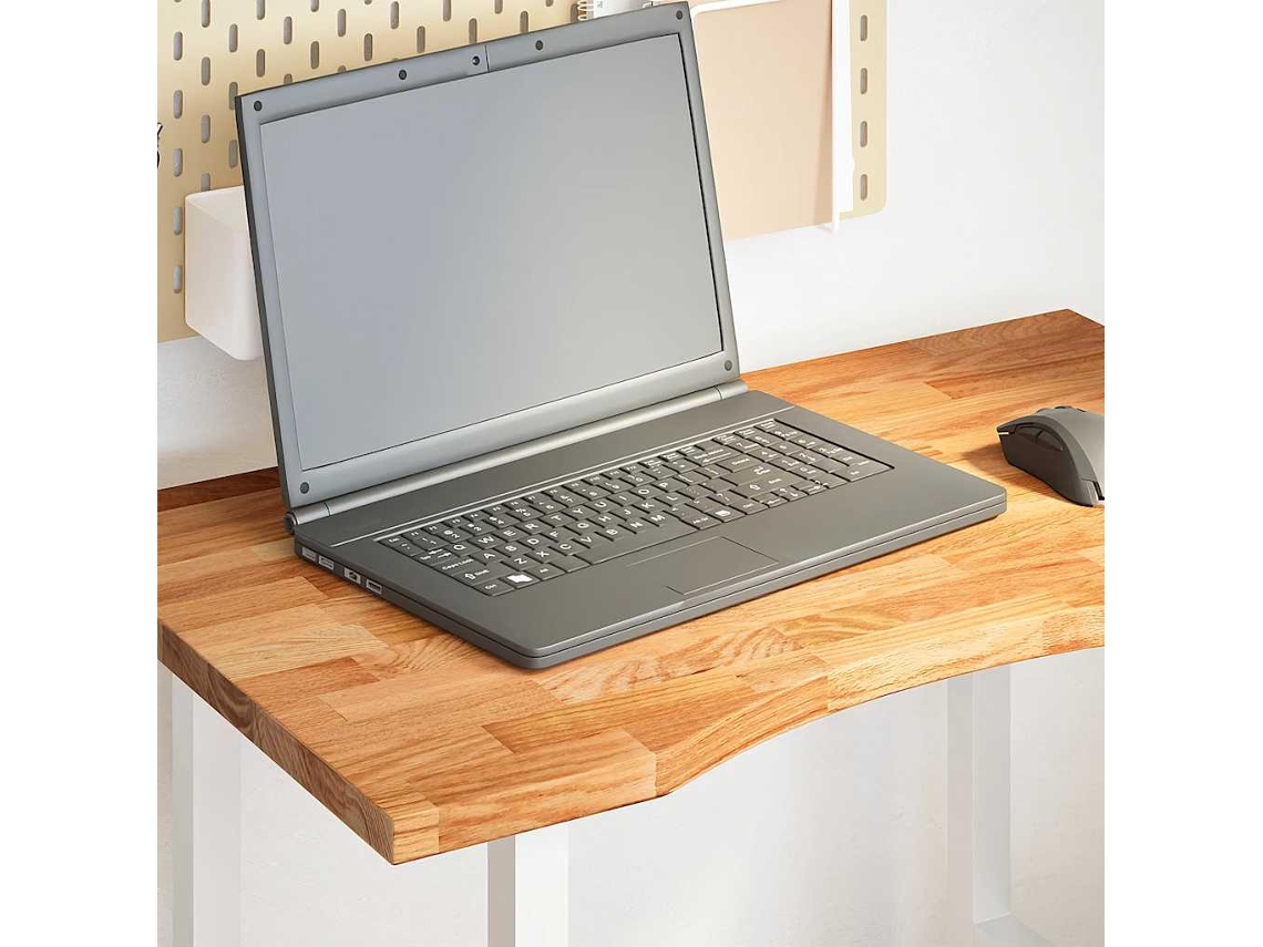 Tablero Escritorio | Superficie De Mesa | Tablero De Mesa Rectangular Madera Maciza Roble Marrón Claro Wsd40262