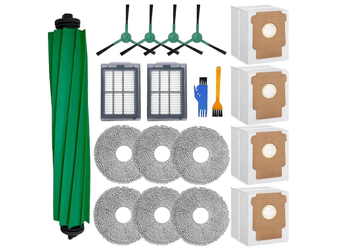 Kit de piezas de repuesto para aspiradora robot Webake Plus 405 Combo/505 Combo: cepillo lateral principal, cabezal de trapeador y filtro.