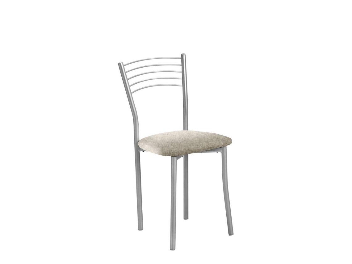 Cadeira de Cozinha Copa em Alumínio 40x85x47cm Pedra Michigan FANMUEBLES