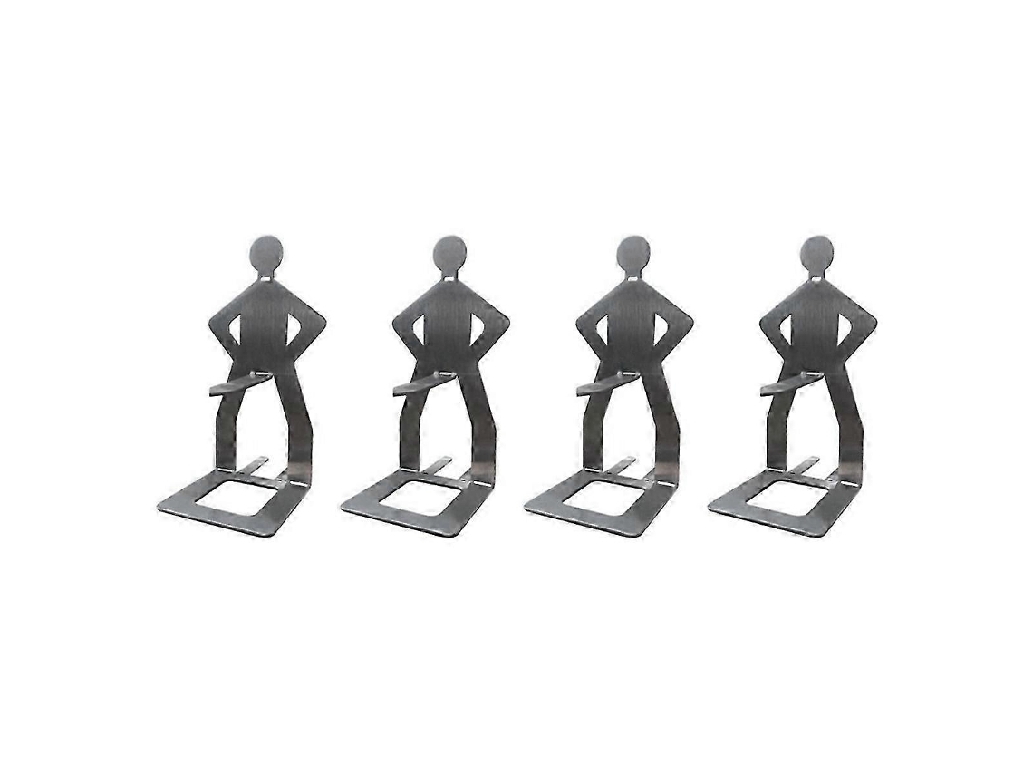 4 soportes divertidos para salchichas y perritos calientes para barbacoa (8" x 3"), de On The Road Rosewell