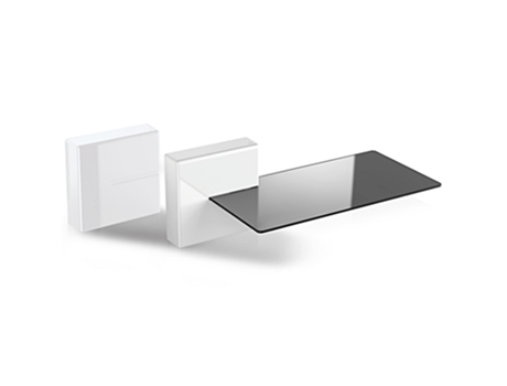 Soporte de barra de sonido 22 unid fantasma cubos blancos