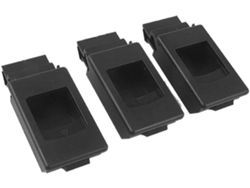 Tienda De Herrajes Para Gabinetes Eléctricos. 3 Piezas. Tirador Interior. Negros.