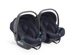 Conjunto Sillas De Auto Grupo 0 Para Gemelos Babygo Twinner Grey Melange