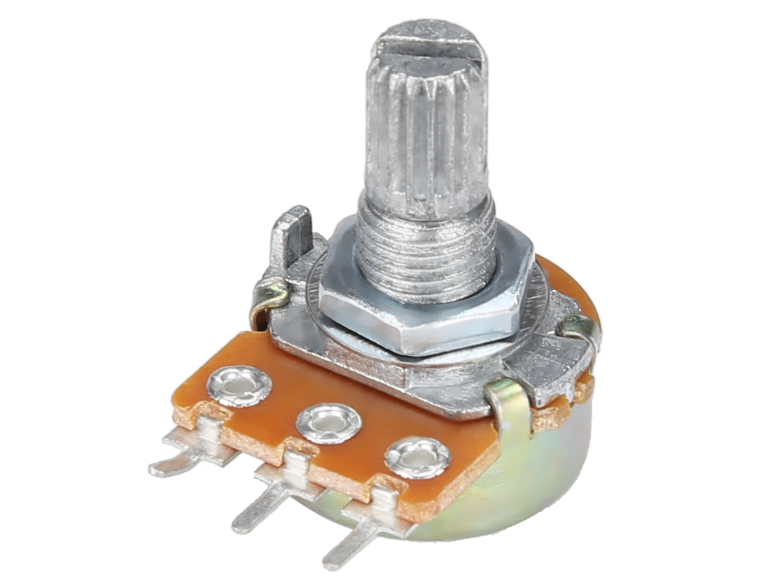 50pcs Potenciómetro Rotatorio Lineal Wh148 B500k Resistencia Variable Ajustable 15mm
