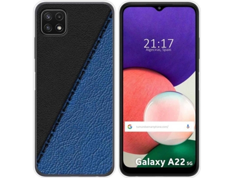 Carcasa Samsung Galaxy A22 5G TUMUNDOSMARTPHONE Cuero 02 Multicolor