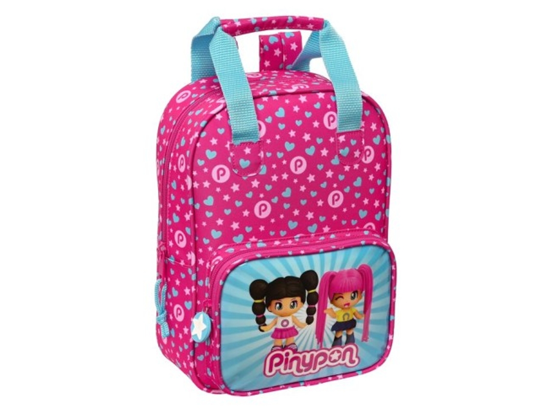 Mochila infantil con correas adaptable a silla de paseo Pinypon 20x28x8cm Safta