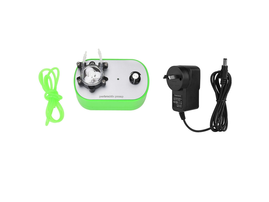 Minibomba peristáltica autoabsorbible, 10-33 ml/min, CC 24 V 1 A, regulación de velocidad, 3 varillas, cabezal de bomba único G728-1-1