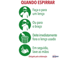 ETQ AVERY COVID A4 - QUANDO ESPIRRAR