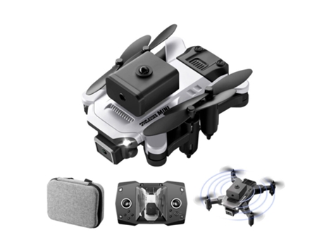 Mini dron para evitar obstáculos Ky912 (sin cámara - Duración de la batería: 12 min - Blanco) YIZHOOD