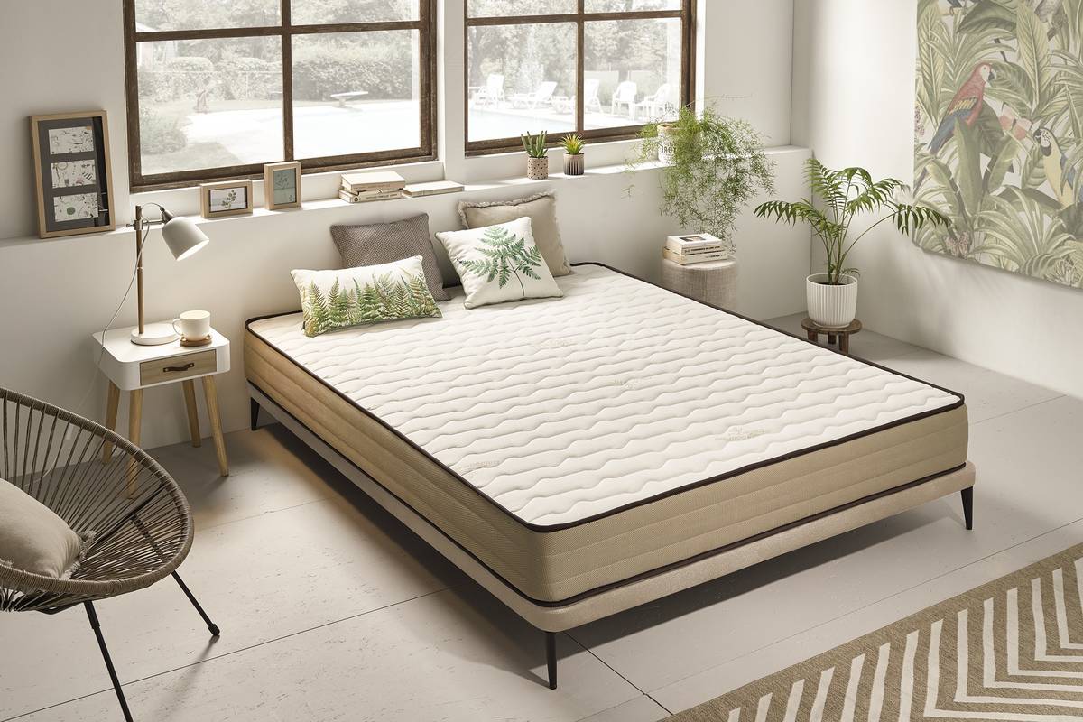 Colchón MOONIA Bamboo Care Fibra Todotherm (160x200 cm - Altura: 21 cm)