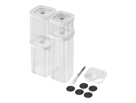 Set CUBE, S / 6-pzs, transparente-blanco ZWILLING