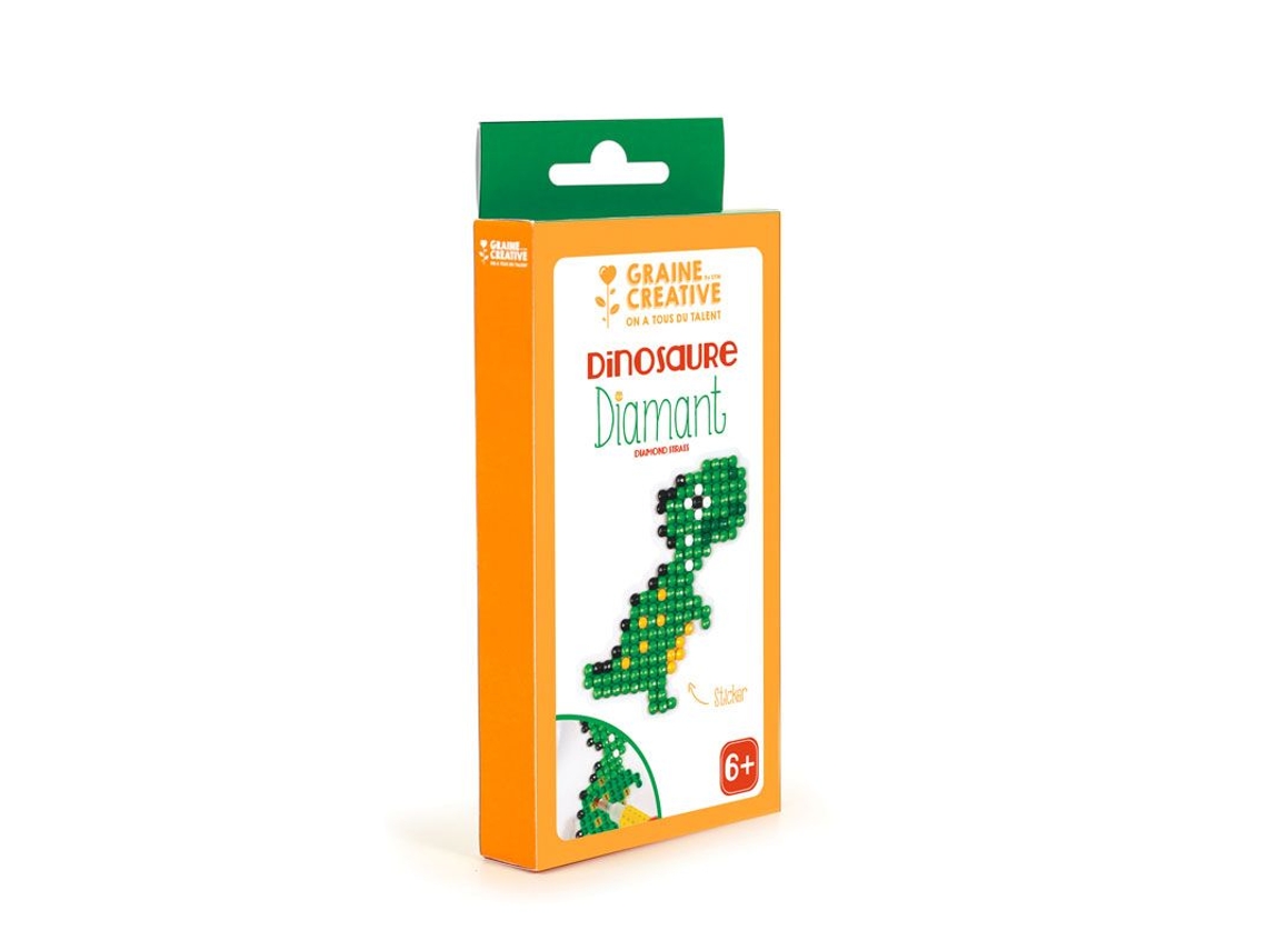 Kit De Pintura Con Diamantes - Dinosaurio