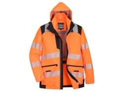 Chaqueta Transpirable 5 En 1 Pw3 De Alta Visibilidad Amarillo Negro / 4xl