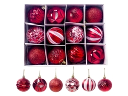 VVJIJILLY Decorações De Natal Brilhantes, Grandes Enfeites De Natal, Enfeites De Natal Pendurados À Prova De Quebra, Glitter Brilhante Adorna Sua Temporada Fest