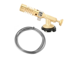 Soplete de gas portátil con encendido electrónico para soldadura, cocina y barbacoa.