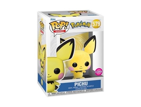 Funko Pop Pokémon Pichu Flocked Exclusivo 579 Funko Pop!