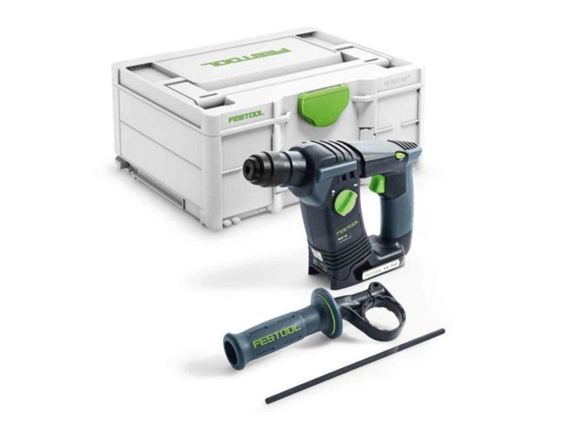 Taladro sds plus 18v bhc 18-basic sin bateria ni cargador systainer box sys3 577600 festool