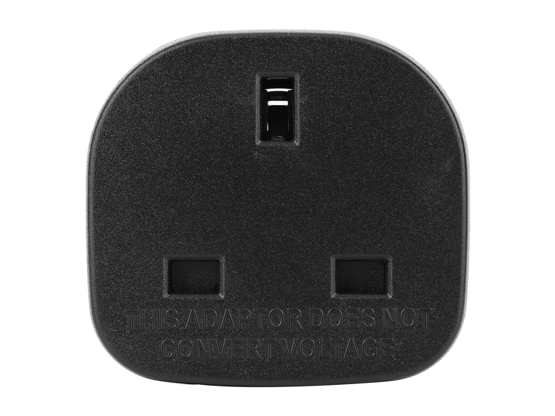 2026-conversor De Enchufe Uk A Eu Bs8546, Adaptador De Viajes, Cargador De Energía, 16a 250v, Negro