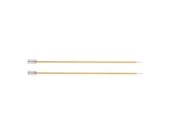 Aguja de tejer de un solo extremo de aluminio Zing de Knit Pro de 30 cm x 2,25 mm con gancho dorado Kp47262 Knitpro