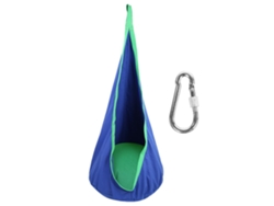 2026-silla Columpio Para Niños Pod Swing Silla Columpio Interior Exterior Azul