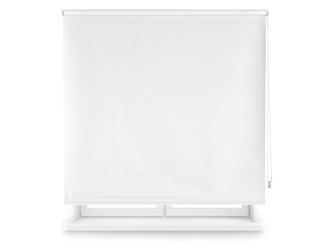 Estor enrollable opaco Wellhome con cadena de PVC, 140 x 250 cm, color blanco roto