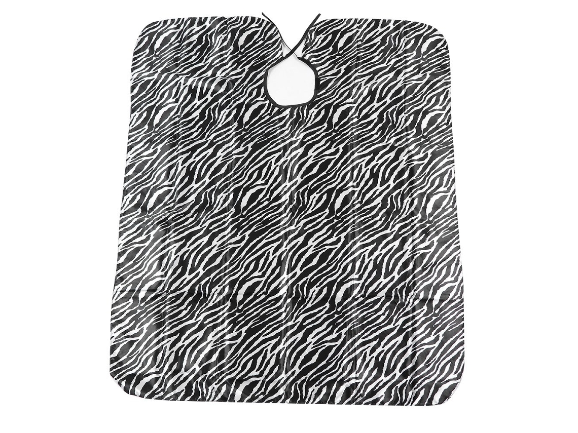 Manto De Peluquería De Rayas Zebra Para Profesionales Adultos, Delantal Para Cortar Pelo En Salón De Belleza
