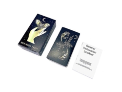 Juego de mesa de adivinación con cartas del tarot de la luna nueva y profecía para fiestas familiares con manual