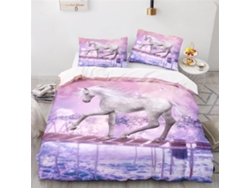 Juego Ropa Cama Niños Niñas Funda Nórdica Funda Almohada 200x200 Cm 140x200 65x65 220x240 240x260