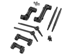 Conjunto De Eje De Transmisión Cvd Delantero Y Trasero Para Piezas De Repuesto De Coches De Control Remoto A Escala 1/18 - Negro
