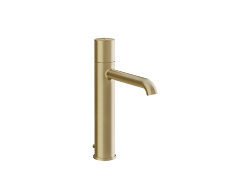 Mezclador monomando para lavabo Gessi Habito, con caño, con descarga de emergencia, proyección de 164 mm, UNITO, 70005