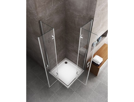 Cabina de Ducha GIORGY Ducha Angular Reversible Plegable - 70x90