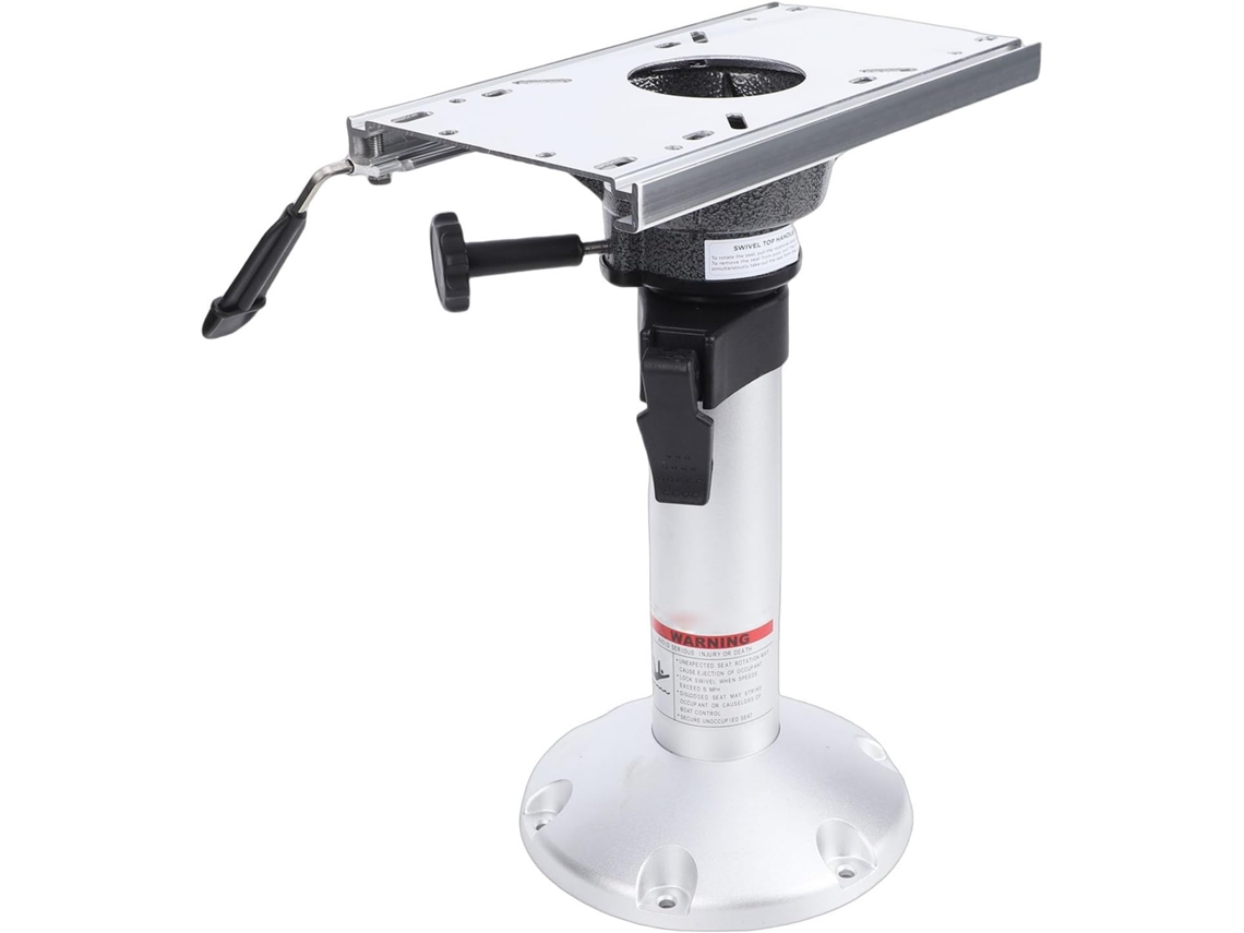 Piédestal De Siège Bateau Réglable En Alliage D'aluminum Durable 17-24 Pouces Pour Bateaux Pêche