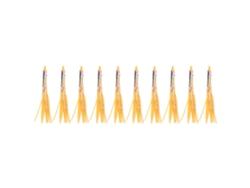 10 Piezas Cebo Artificial De Pesca Lure Jig Accesorios 8cm Longitud Naranja Laser Para Río Lago