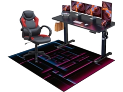 Tapete Cadeira Gamer Protetor Piso Escritório Antiderrapante 80 X 140 Cm Pisos Duros | Cadeiras